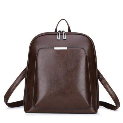 Classic Double Zipper Backpack - Sleek Design