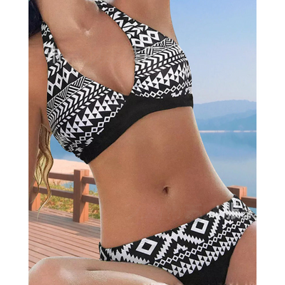 Bolette - Patterned Bikini Set with Support