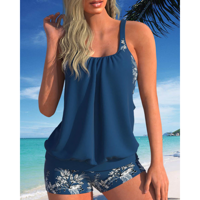 Hilda – Classic Floral Print Tankini