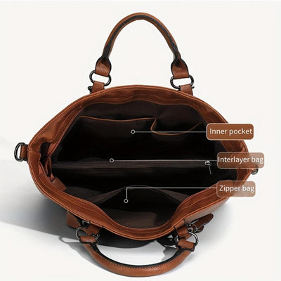 The Classic Elegance of Charlotte | Vintage Tote Bag