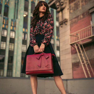 Elegant Bow Tie Handbag by Grace