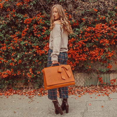 Elegant Bow Tie Handbag by Grace