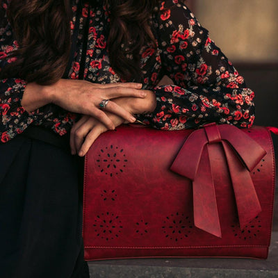 Elegant Bow Tie Handbag by Grace