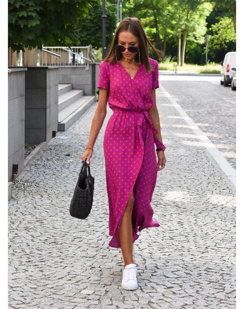 Suzanne | Elegant Dress with V-Neck