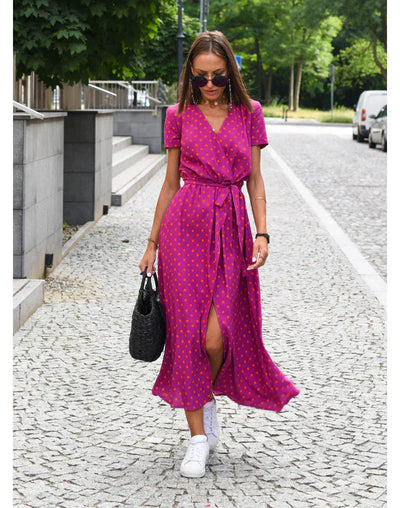 Suzanne | Elegant Dress with V-Neck
