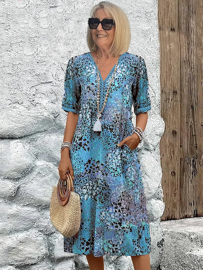 Fatima | Dress with Floral Design