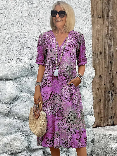 Fatima | Dress with Floral Design
