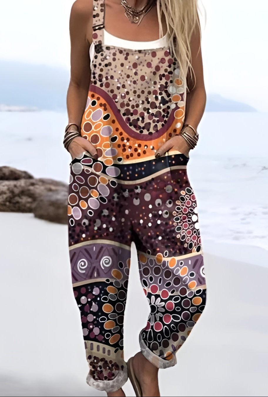 Thilde™ | Boho Art Overalls